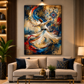 Sufi Dervish Canvas Painting |  Wall Art