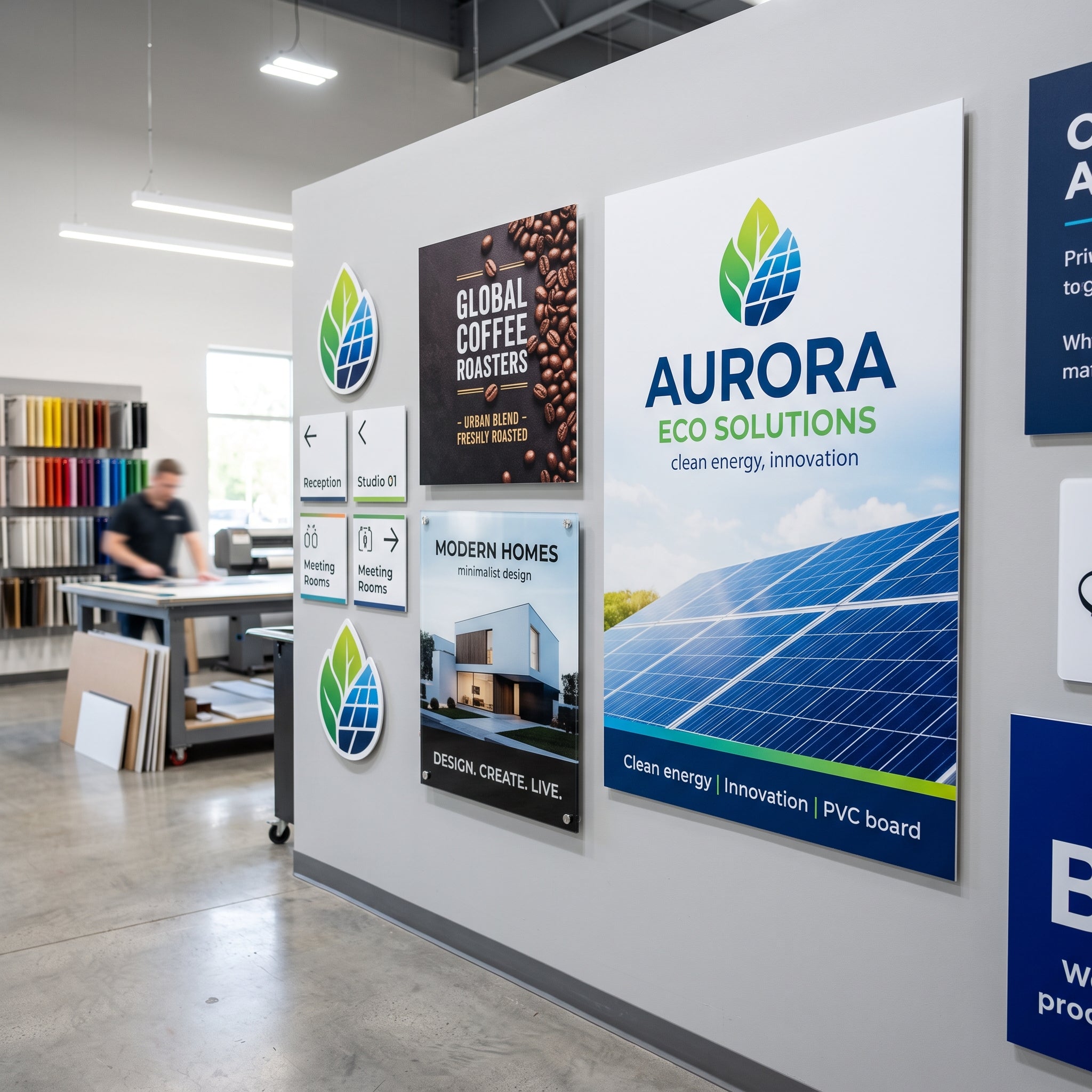 Custom UV Printed Acrylic Logo Sign – 3mm Acrylic
