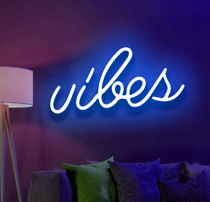 Vibes Neon Sign & Neon Light for Room, Café & Décor