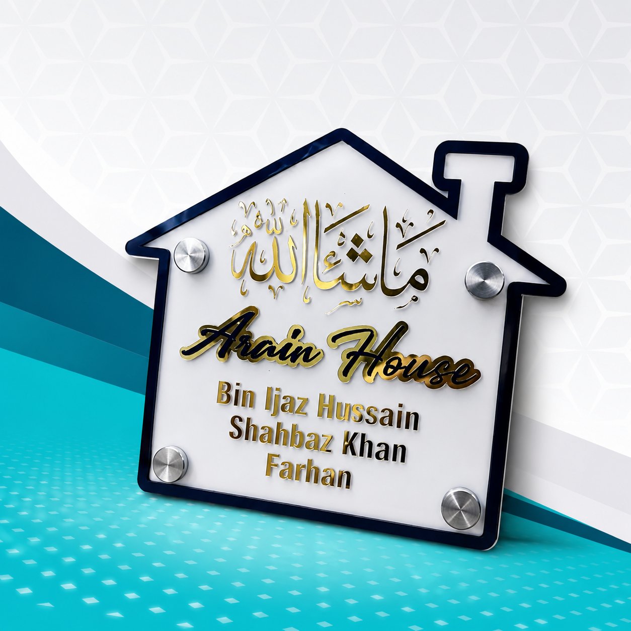 Acrylic Name Plate (Mirror Acrylic)