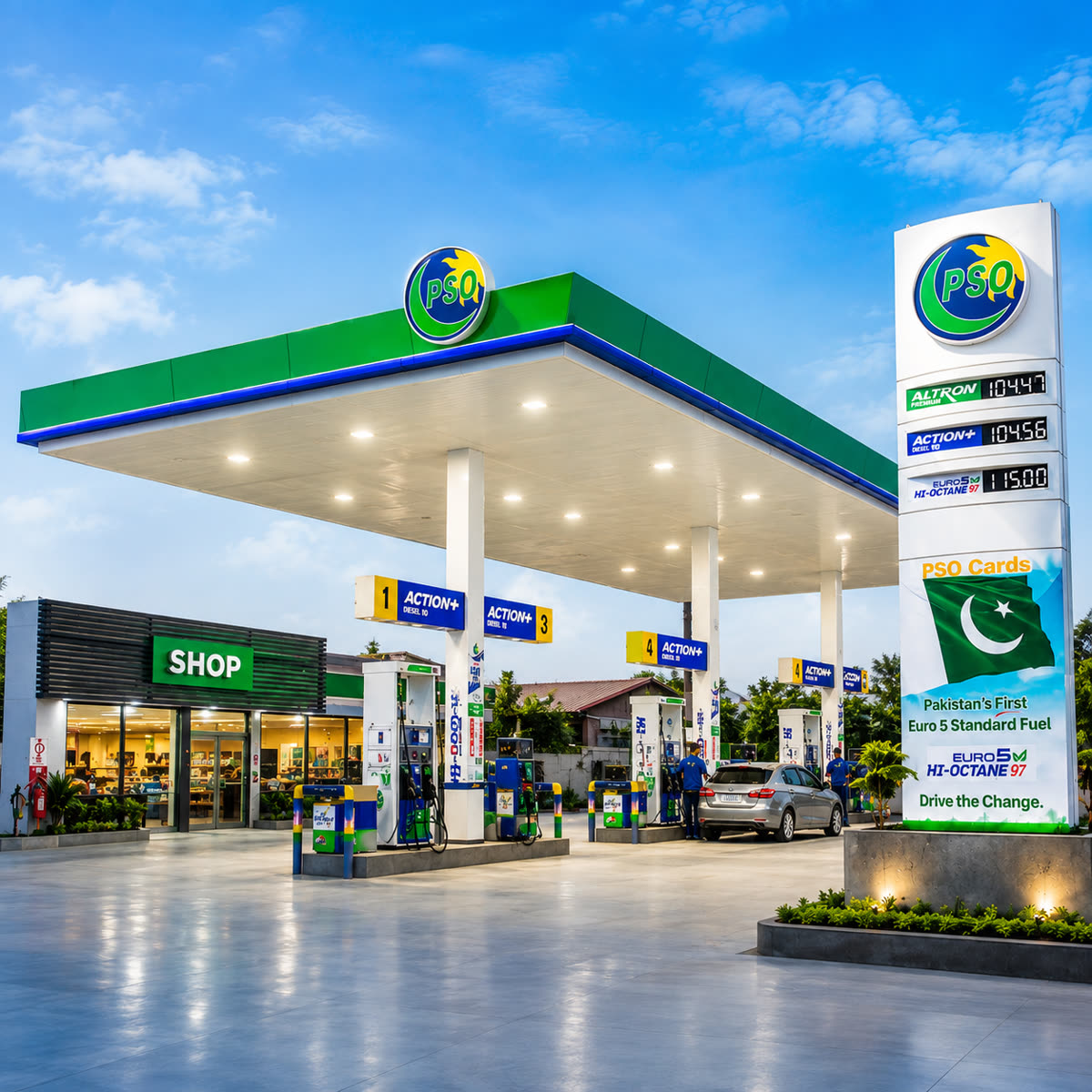 Petrol Pump Branding